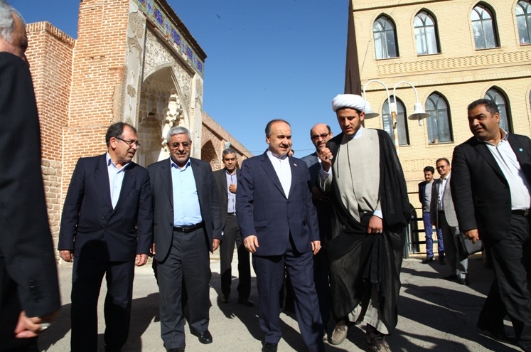 سفر معاون رئیس جمهور و رئیس سازمان میراث فرهنگی کشور به آذربایجان غربی و شرکت در اجلاس بین المللی راه ابریشم +عکس