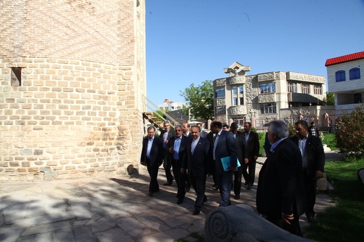 سفر معاون رئیس جمهور و رئیس سازمان میراث فرهنگی کشور به آذربایجان غربی و شرکت در اجلاس بین المللی راه ابریشم +عکس