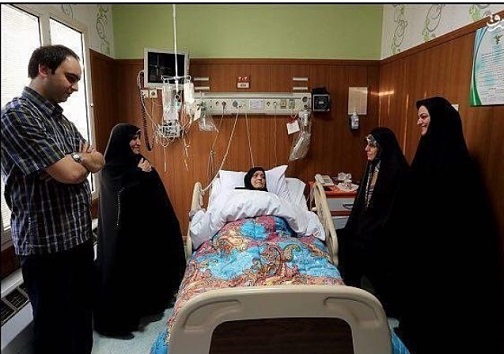 همسر شهید بابایی در انتظار پیوند کبد