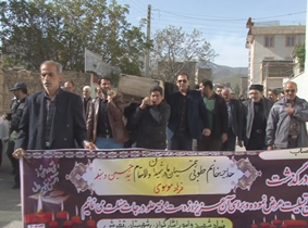 عروج ملکوتی مادر دو شهید والامقام در تفرش