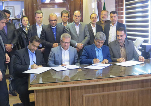 امضای تفاهم نامه همکاری با هیئت ایتالیایی