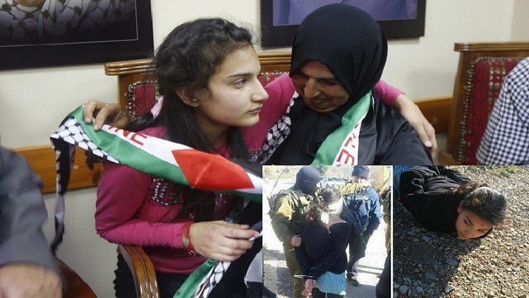 آزادی کوچکترین اسیر فلسطینی/ دختربچه ای که با لباس مدرسه بازداشت شد+تصاویر