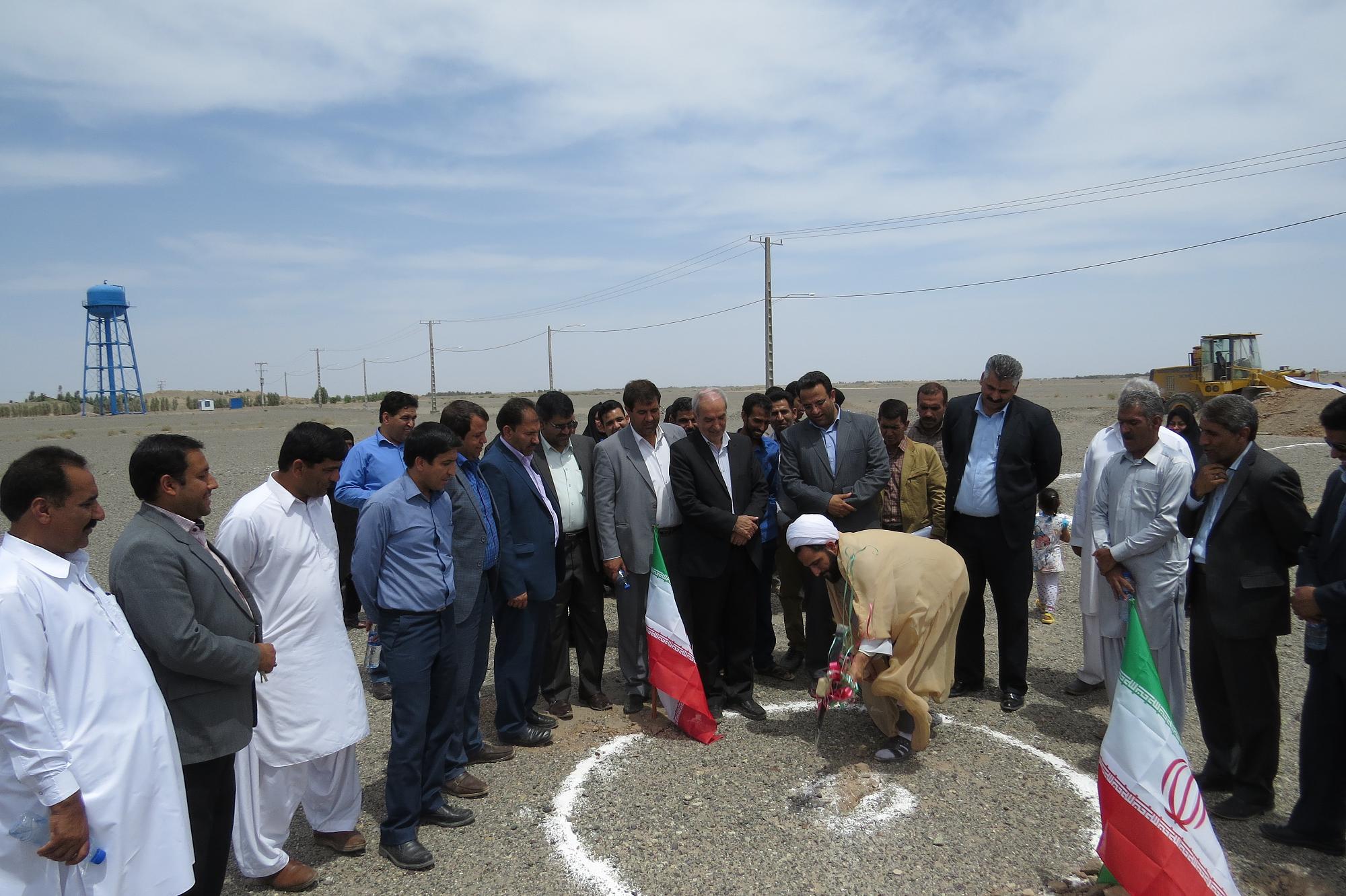 آغاز ساخت کارخانه آرد در ریگان