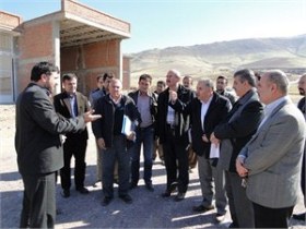 بازدید از شهرک صنفی کاوه شهرستان مهاباد