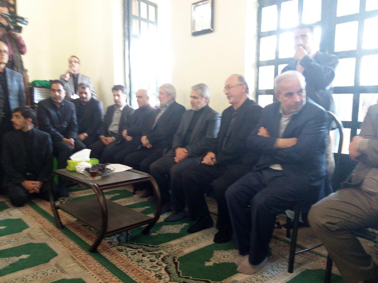 تشییع پیکرمادرمعاون رئیس جمهور در رشت + تصاویر