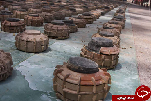کشف دو هزار مین در غرب سامرا+تصاویر