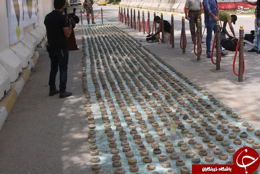کشف دو هزار مین در غرب سامرا+تصاویر