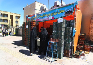 3بازارچه میوه در دومین شهر گلستان
