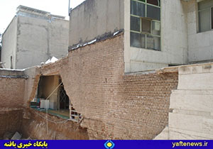 تخریب منزل مسکونی درخرم آباد بر اثرگودبرداری