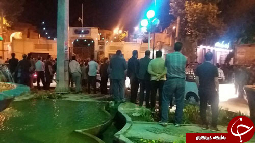 استقبال از فائزه هاشمی با شعارهای تند+تصاویر