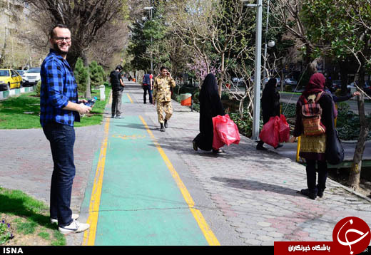 ماجراجوی آمریکایی در خیابان&zwnj;های تهران