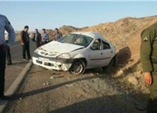 واژگونی خودرو ال 90 با 3 مصدوم