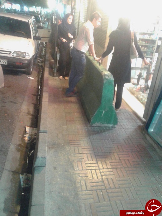 پلمپی که نتوانست مانع کسب شود! + تصاویر
