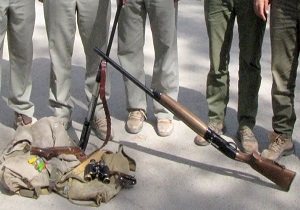 کشف و ضبط دو قبضه سلاح قاچاق