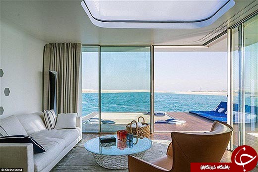 ویلای شگفت انگیز مسی در زیر آب+تصاویر