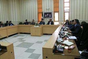 برگزاری جلسه توجیهی آموزشی نمایندگان فرماندار بافق در مرحله دوم انتخابات