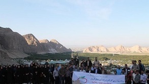 پیاده روی کارکنان شرکت گاز استان