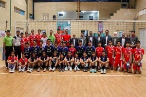 قهرمانی تیم  والیبال نوجوانان شهرستان یزد