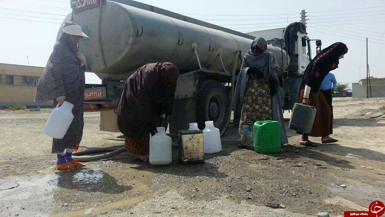 مشکل بی&zwnj;آبی در روستای ارنگو پایین + تصاویر