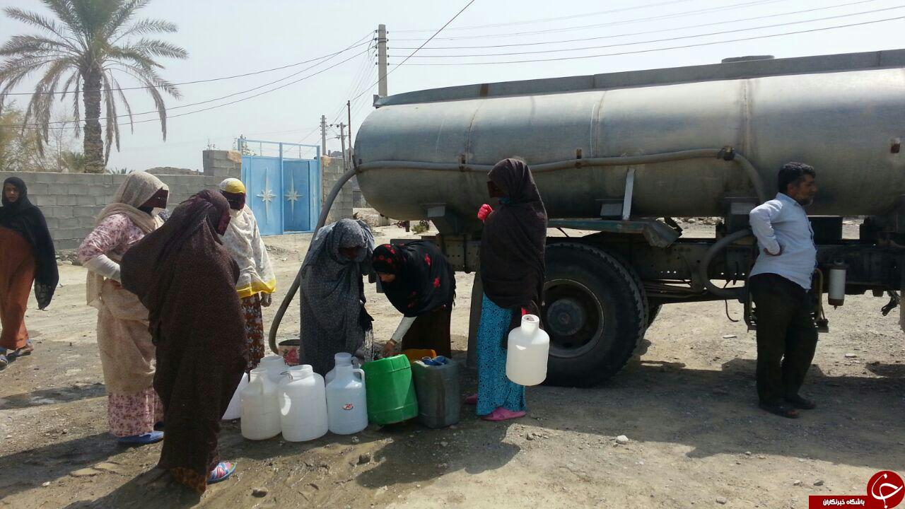 مشکل بی&zwnj;آبی در روستای ارنگو پایین + تصاویر