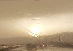 بارش زیبای باران در دماوند + فیلم
