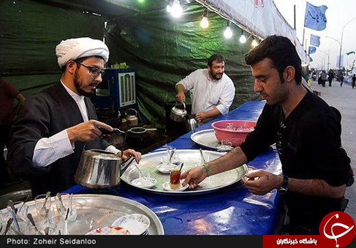 عکس/ ایستگاه&zwnj;های صلواتی در مسیر جمکران