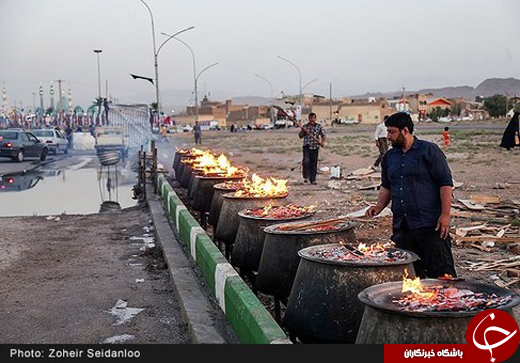 عکس/ ایستگاه&zwnj;های صلواتی در مسیر جمکران