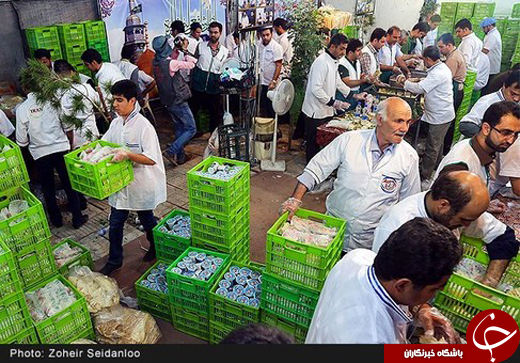 عکس/ ایستگاه&zwnj;های صلواتی در مسیر جمکران