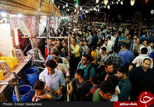 عکس/ ایستگاه&zwnj;های صلواتی در مسیر جمکران