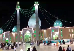 آمادگی مسجد مقدس جمکران برای پذیرایی از زائران + فیلم