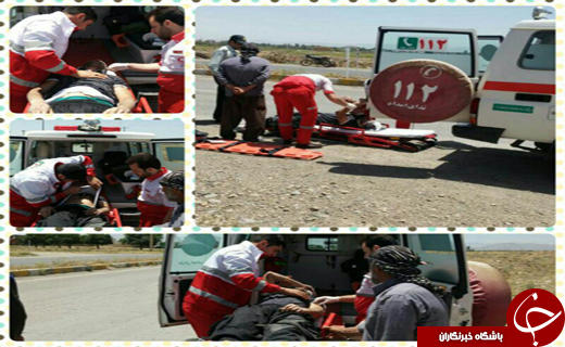 بازهم برخوردموتور سيکلت بامانع حادثه آفرید