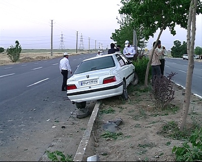 سرعت بالای پژو پارس حادثه آفرید