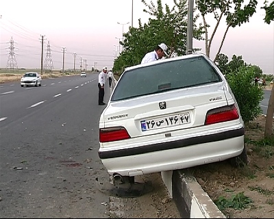 سرعت بالای پژو پارس حادثه آفرید