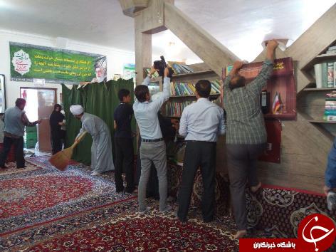 آغاز غبار روبی 900مسجد در شهرها و روستاهای خراسان جنوبی+تصاویر