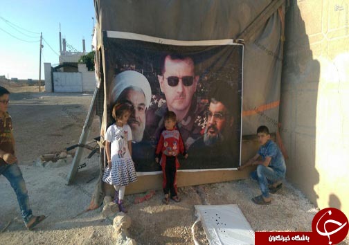 عکس / حسن روحانی در روستاهای حلب