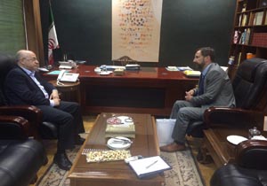 ديدار كاردار سفارت جمهوری چك با علی مرادخانی