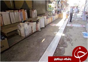 آغاز طرح سنگ‌فرش تیمچه بازار قدیم آمل