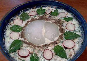 یکی از وعده های غذایی در فصل گرما