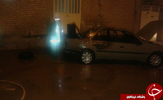 ماشین گازسوز حادثه آفرید +تصاویر