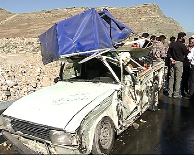 سه مجروح در تصادف سه خودرو