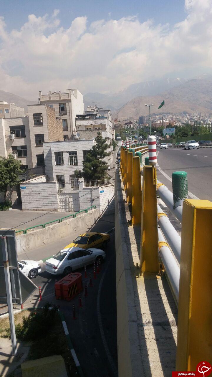 عبور خلاف جهت خودروها در زیر پل سئول + تصاویر