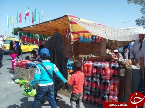 بازدید مسئولان شهرستان بیرجند از چهار شنبه بازار+تصاویر