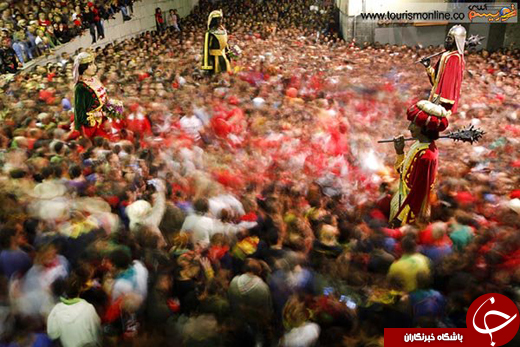 عکسی جالب از جشنواره قرون وسطی در اسپانیا