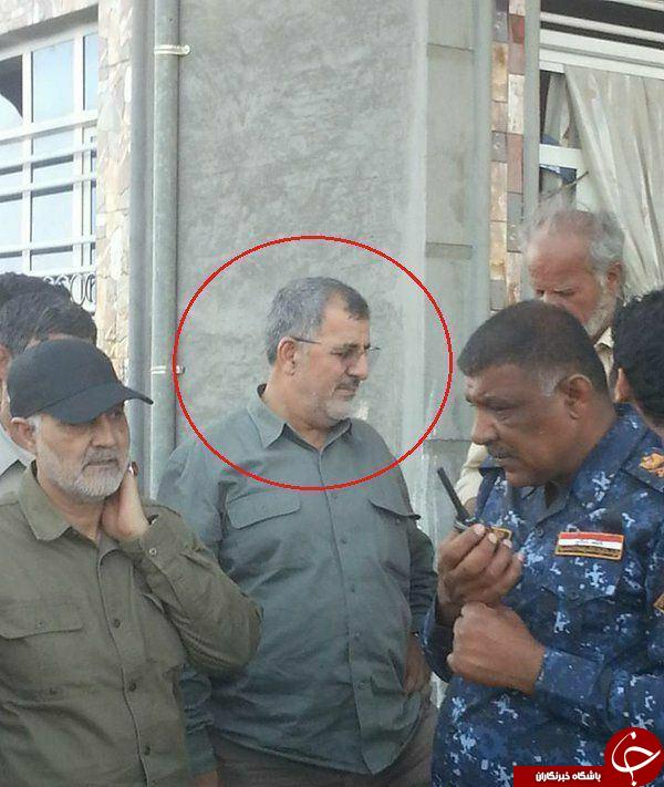 عکس دیده نشده سردار سلیمانی و فرمانده نیروی زمینی سپاه در فلوجه