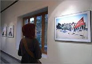 افتتاح نمایشگاه نقاشی آزادسازی خرمشهر در سمنان