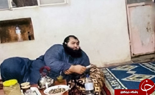 عکس/ غول داعشی به دام افتاد