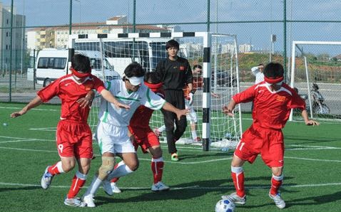 تساوی تیم ملی فوتبال نابینایان مقابل ژاپن