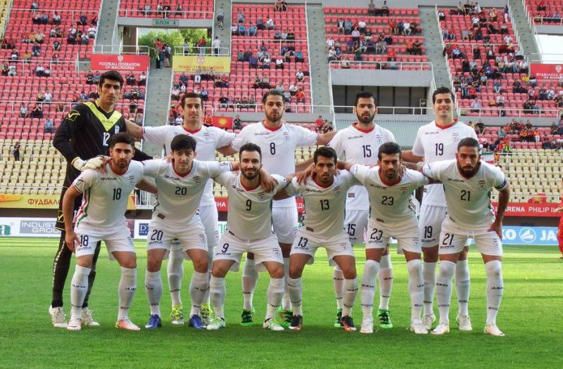 برتری ایران مقابل مقدونیه در پایان نیمه نخست