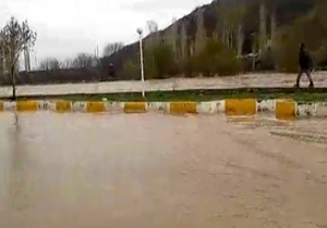 آبگرفتگی گسترده در بوکان! + فیلم