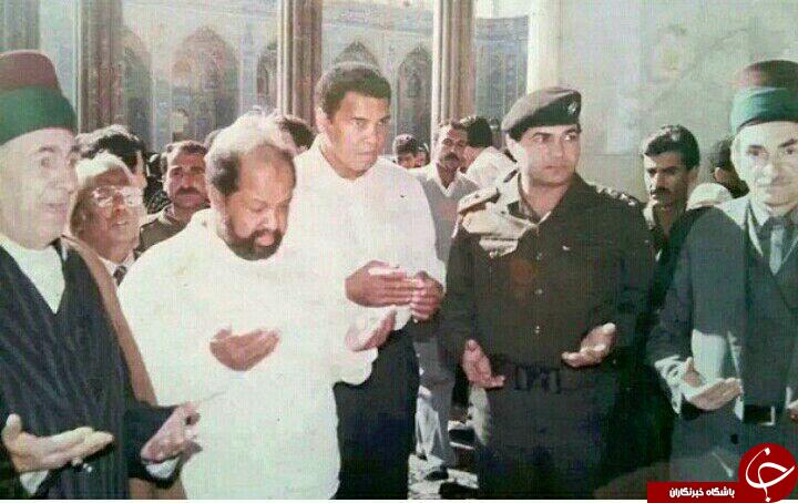 محمد علی کلی در حرم امام حسین + عکس